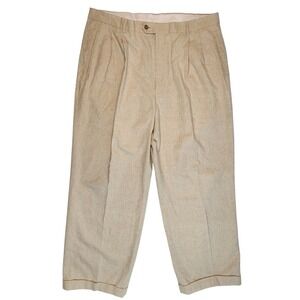 Braggi Linen‎ Cotton Pleated Trousers Minimalist Workwear Size 40